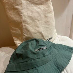 Jacquemus Sage Green Bucket Hat